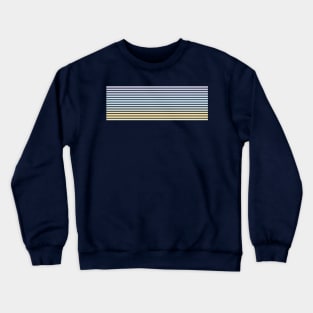 Retro Summer Stripes Crewneck Sweatshirt